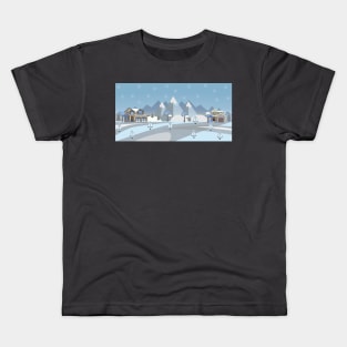 Mountains and Winter Kids T-Shirt